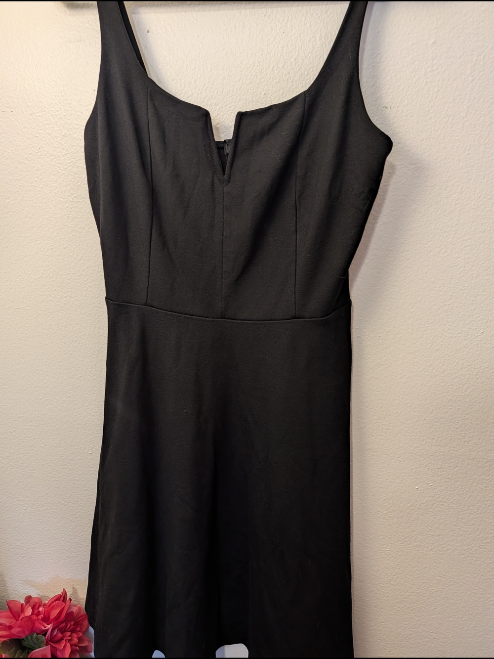 Soprano Black Scoop Neck Dress